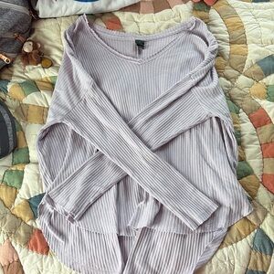 Wild and fable, medium, purple soft long sleeve